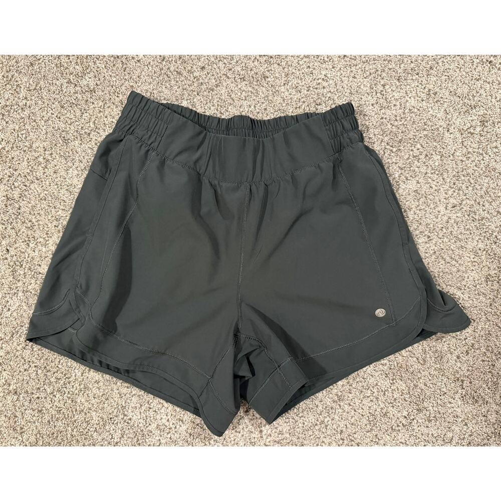 Womens Apana Olive Green Athletic Shorts‎ sz M